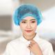 Blue Salon Disposable Head Cover Anti Dust Bouffant Hair Nets Breathable