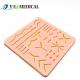 Medical Grade Silicone Wound Suture Practice Pad With Realistic Texture