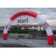 Durable Oxford Fabric Inflatable Arches 2 pieces LED Lights Blower For Promotion