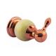 Decorative Brass Double Robe Hooks Bathroom Decorations Rose Gold Color