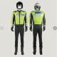 Reflective Jacket Police Hi Vis Vest Outdoor Traffic Police Cycling Uniform Suit Winter Style