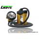 Aluminum Lighting Cup Rechargeable Miners Headlamp 25000lux IP68 CREE Light Source