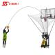 3 Balls Capacity Automatic Basketball Shooting Machine 180 Degree Horizon Angle