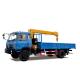 9 Ton Truck Mounted Crane With Hydraulic Pump And 8000kg Rated Loading Capacity
