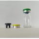 Clear Moulded Injection Glass Vial For Antibiotics Ring Finish 20mm Type I II
