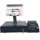 Foldable Tablet POS Machine with 9.7 inch IPS Display and Cash Drawer for Retail Shop