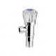 Polished Plated 90 Degree Angle Valve 1 2 X 3 8 Dual Outlet