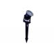 IP65 Waterproof Garden Spotlights 10W AC 120V Metal Ground Stake Lawn Lights 3000K