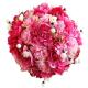 Ceiling Decoration Fake Flower Balls Hydrangea 30cm 40cm For Shopping Mall