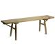 America style 3 seater solid wood bench furniture