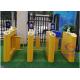 High Safety Optical Turnstiles Face Recognition Access Control Swing Barrier Gate