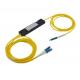 Yellow Fiber Optical Splitter Sc Apc 1x64 Loss For Communication Systerm