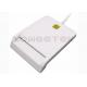 USB ID - Single Contact Smart Card Reader Support ATM Card, CAC Card & other IC Cards (ZW-12026-1-White) 