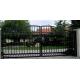 Anodizing Waterproof Galvanized Villa Wrought Iron Gate