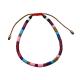 Mixed Color Tila Tile Bracelets , Enamel String Beaded Bracelets