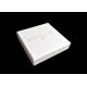 White Cardboard Gift Boxes Decorative , Present Boxes With Lids Tray Insert