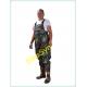 FQW1905 Safty Chest/ Waist Wader Protective Water Working Outdoor Fishing Wading Army-Camouflage PVC Pants with BOOTS