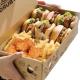 Eco-Friendly Customized Hamburger Box Biodegradable Paper Cardboard Fast Food Box