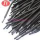 Black Rubber painting coating plastic aglet for pants string rope string head yeezy