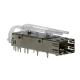 1367629-2 SFP Cage 4GB/S 1x1 Port Dual Round Through Hole With Light Pipe