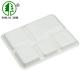 Biodegradable Sugarcane Tableware 5 Compartments  Food Packaging Tray