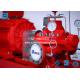 Ductile Cast Iron Electric Motor Driven Fire Pump For Highway Tunnels / Subway Stations