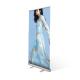 Custom Retractable Banner Stands Side Cap Broad Base Easy Packing Carrying