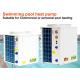 Durable Indoor Pool Heat Pump 2.6 - 20 KW Input Power Freestanding Installation