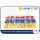 Transparent Box Subpackaging Red Yellow Blue Assorted electrical terminal kit Insulated 180 Pcs wire connector kit