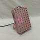 MINI 300W Red Light Therapy Handheld Panel with LED Wavelength 630 660 810 850 in Pink and Black Body Color