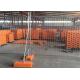 Electric Galvanized Steel 2.1*2.9m Temporary Security Fence 70*150mm Mesh