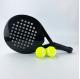 PU Grip Beach Tennis Racket Carbon Fiber Design Your Own Paddle