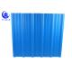 Plastic Two Layers Blue Color Corrugated Plastic Roof Panels 920 Mm Width