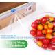 100% Compostable Kitchen Cling Wrap Biodegradable Corn PLA Food Film Roll With Slide Cutter