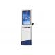 Self-service payment kiosk with cash payment and card dispenser POS