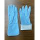 M 65g Blue Rubber Bathroom Cleaning Gloves Tensile