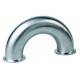 Mirror Surface 180 Degree Pipe Elbow for Beer Production in Sanitary Stainless Steel