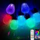 Dimmable 48ft RGB String Light Waterproof DC12V 15 Bulbs App Control