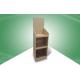 Three Shelf Pop Cardboard Display Stands For Cd & Books , 100% Eco - Friendly