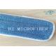 Blue Color Piping Side Microfiber Wet Mop Pads Twisted Pile Mop Heads Mop Replacement Pads