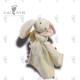 Huggable Stuffed Square Bad Bunny Navy Plush Comforter PP Cotton Loveable 26.5cm