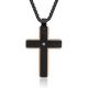 Cross Necklace for Men, Stainless Steel Pendant Chain Jewelry Christmas Stocking Stuffers Christian Baptism Birthday Gifts
