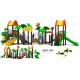 Classic Outdoor Custom Playground Equipment , Climbing Frame With Slide EN1176