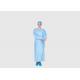 Light Weight 35g Dust Proof Blue Sms Surgical Gown , Disposable Surgery Gowns