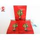 Gravure Printed Plastic Resealable Stand Up Pouches For Green Tea / Herbal Tea Packaging