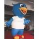 CE outdoor lovely inflatable blue bird model, animal character inflatables