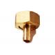 CNC 3/4 GHT Thread Brass Blow Out Plug With 18mm Barb
