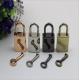 Handbag hardware wholesale light gold zinc alloy metal decorative lock and key