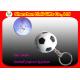 plastic promotion led football projection key chain  