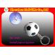 plastic promotion led football projection key chain